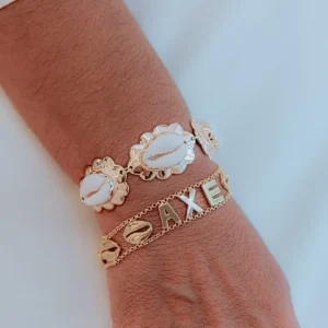 Pulseira Concha 4 Búzio Liso