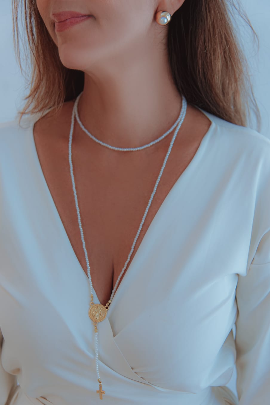 Brinco Pérola Bojudo Dourado