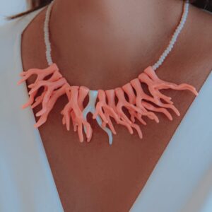 Colar Cristal com Algas